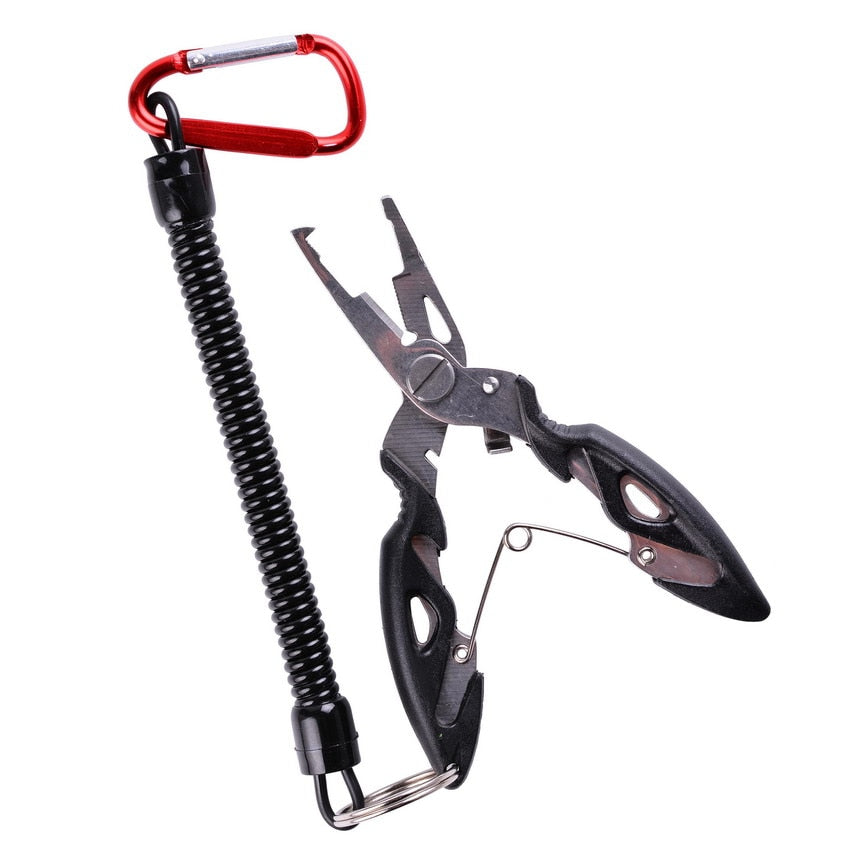 FISHMASTER PRO - Multi-Function Fishing Pliers with Grip, Lure Tools & Fish Holders