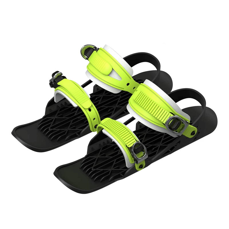 SNOWGLIDE - Mini Hiihtoluistimet, Universal Fit Hiihtokengät & Lumiterät