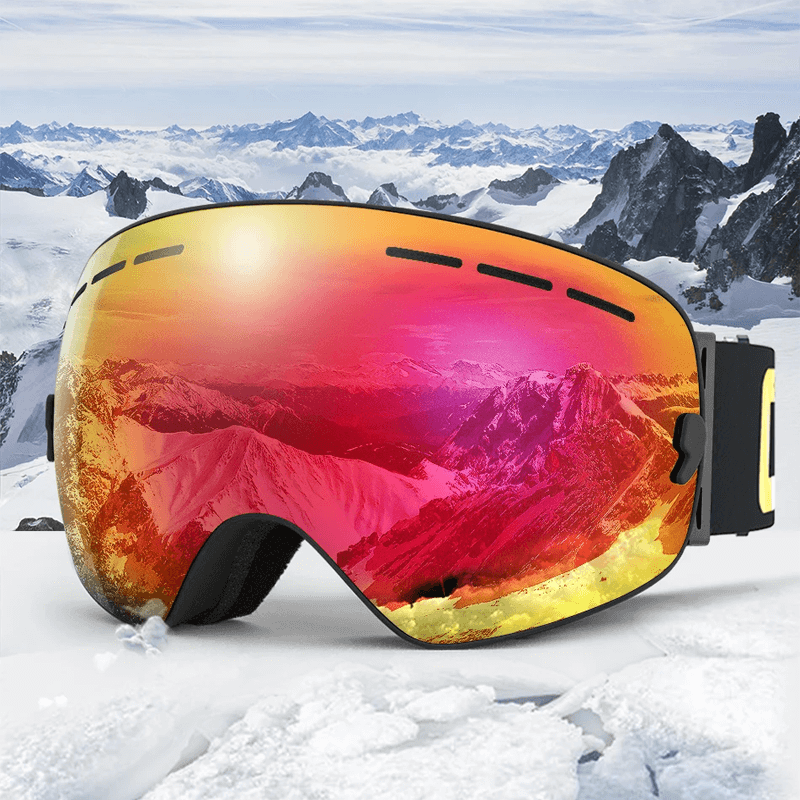 EXTREMEVISION - HD Ski Goggles, TPC Frame, Anti-Fog & UV Protection