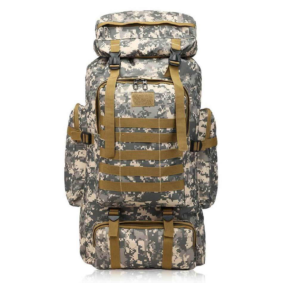 SUMMITRANGE - Big Space Hiking Bushcraft Military Tactical Backpack 80L