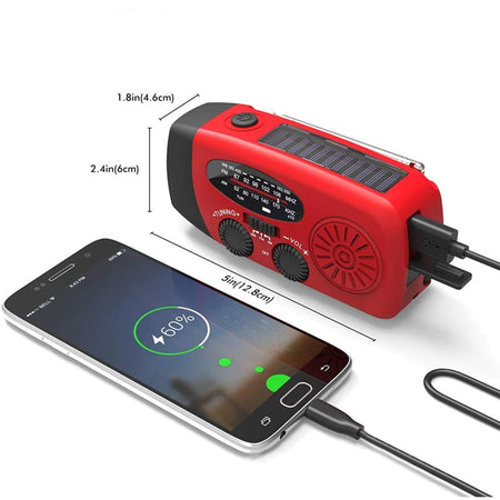 REDPINE - 2000mAh Emergency Radio 